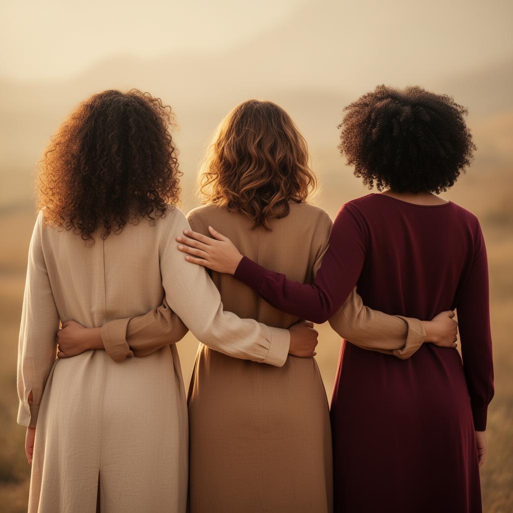 Women supporting each other